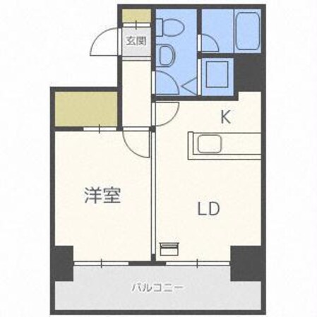 TEADA北4条　ティーダ北4条の物件間取画像